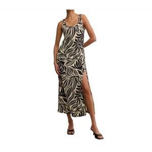 Z SUPPLY Women's Polanco Isla Leaf Midi Dress Size Medium New NWT